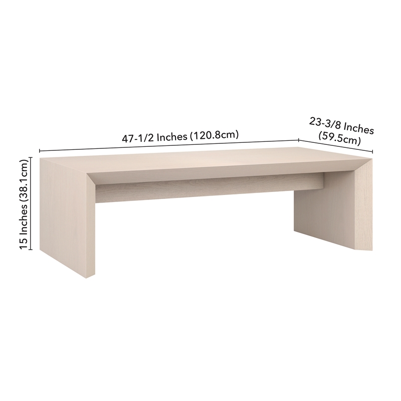 Maklaine Engineered Wood Contemporary 47.5