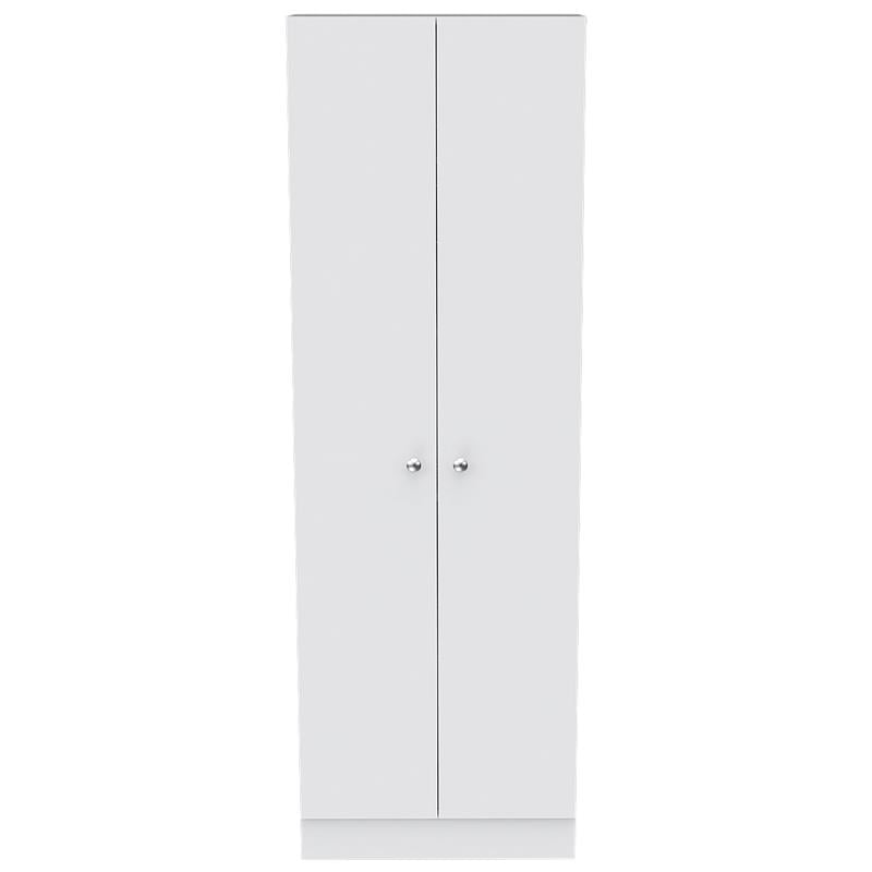 Maklaine Multi Storage Pantry Cabinet in White - Material Engineered Wood