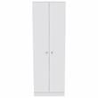 Maklaine Multi Storage Pantry Cabinet in White - Material Engineered Wood