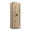 Maklaine Contemporary Engineered Wood Storage Cabinet in Light Wood