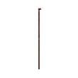 Maklaine Full Coastal Solid Wood Panel Headboard in Walnut Finish