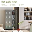 Maklaine Metal Locker with 12 Door for School and Employee Light Gray