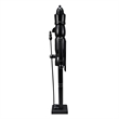 Maklaine Contemporary 36 Inch Solid Wood Black King Nutcracker