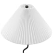 Maklaine Contemporary Wave Squiggle Floor Lamp in Black Finish