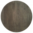 Maklaine Farmhouse Round Solid Mango Wood Coffee Table Brown