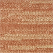 Maklaine Contemporary 10' x 14' Rust Fabric Area Rug in Orange