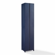 Maklaine Contemporary Engineered Wood Linen Storage Cabinet in Navy