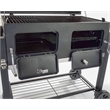 Maklaine Traditional Steel Extra Large DUAL ZONE CHARCOAL Grill