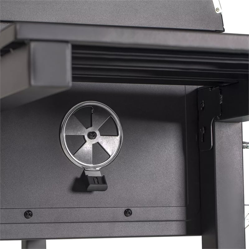 Maklaine Traditional Steel Extra Large DUAL ZONE CHARCOAL Grill
