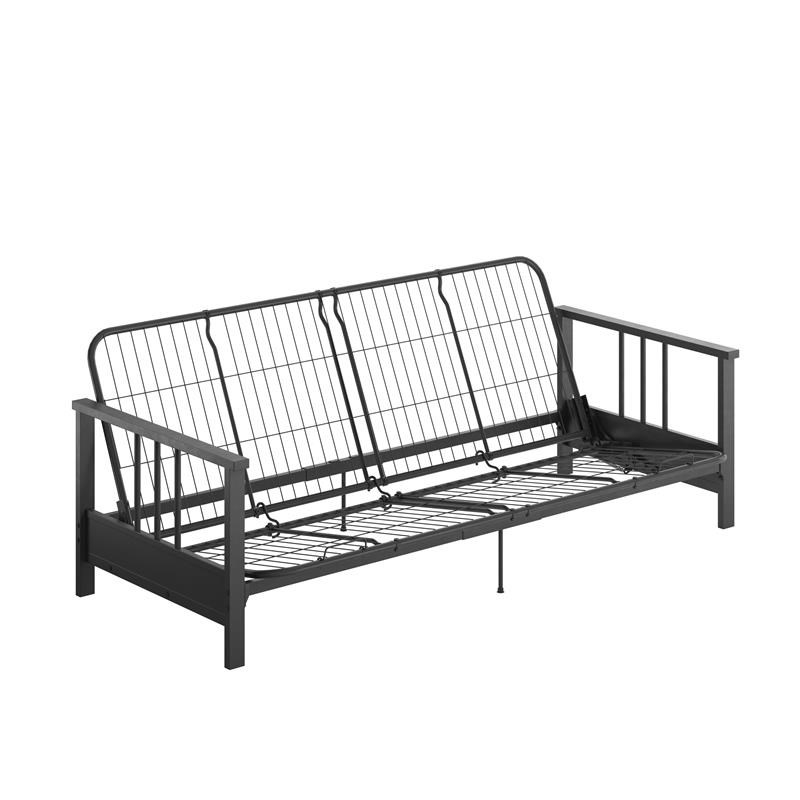 Maklaine Full Metal Arm Futon with 6