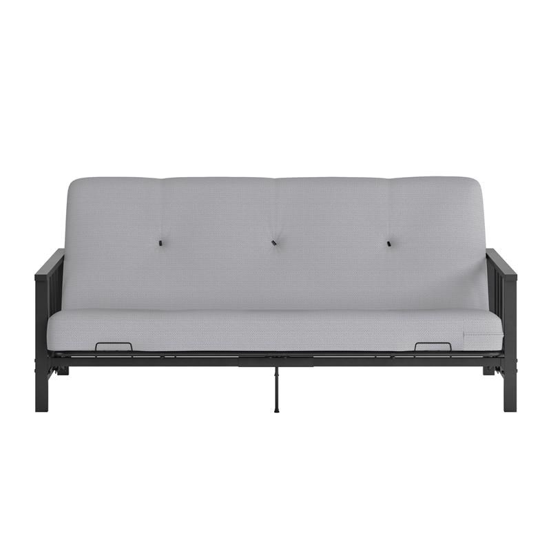Maklaine Full Metal Arm Futon with 6