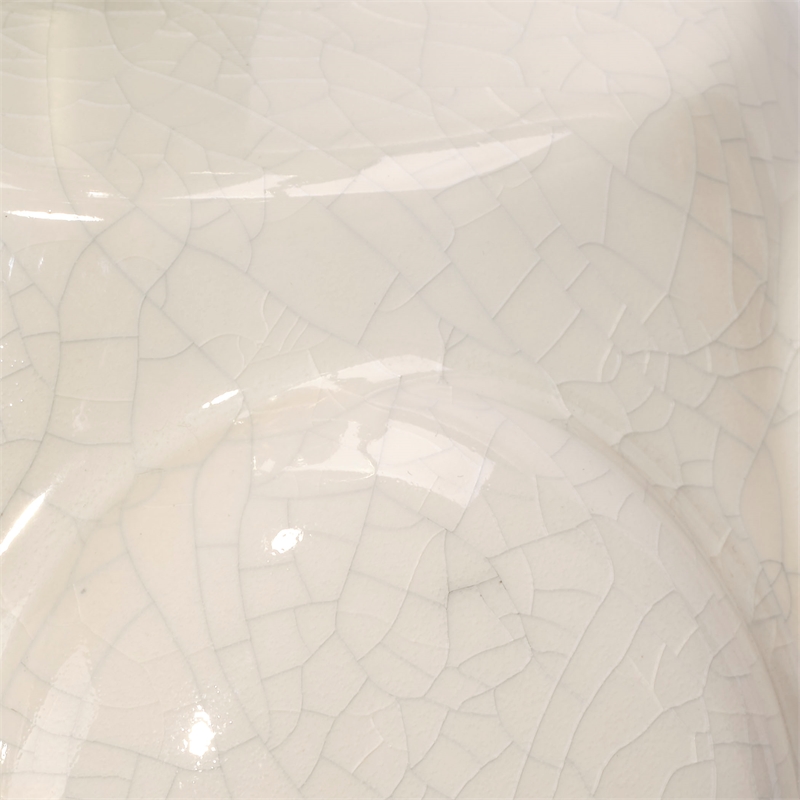 Maklaine Ceramic Table Lamp with White Linen Tapered Drum Shade in White