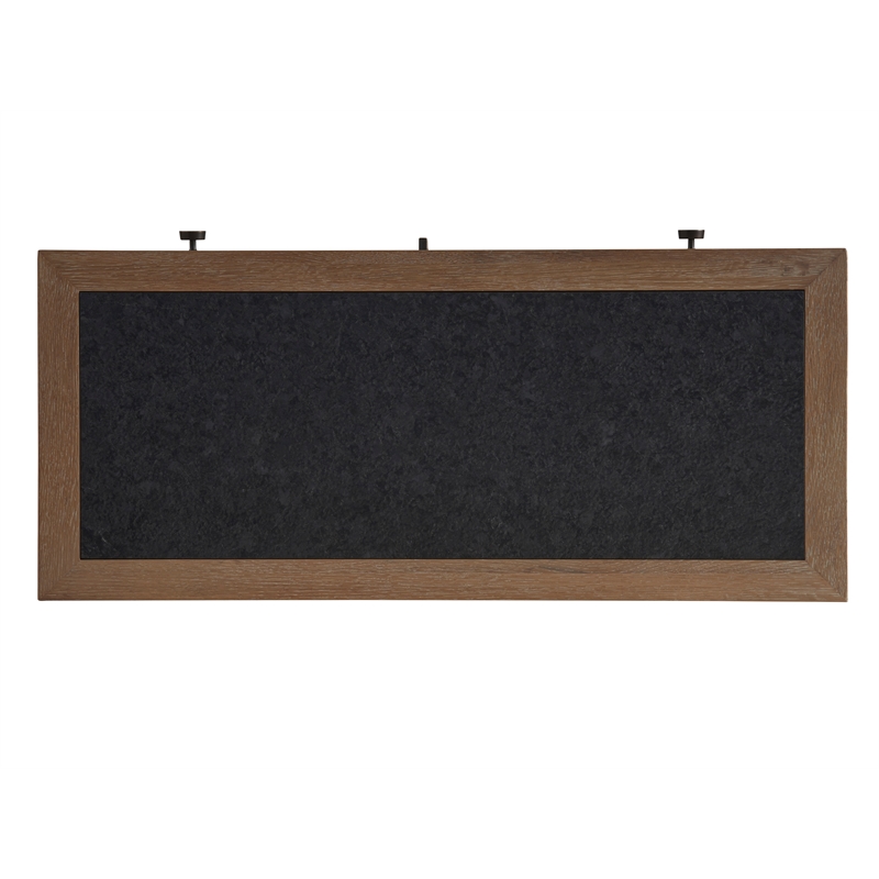 Maklaine Contemporary Accent Wood Bar Cabinet in Brown Finish