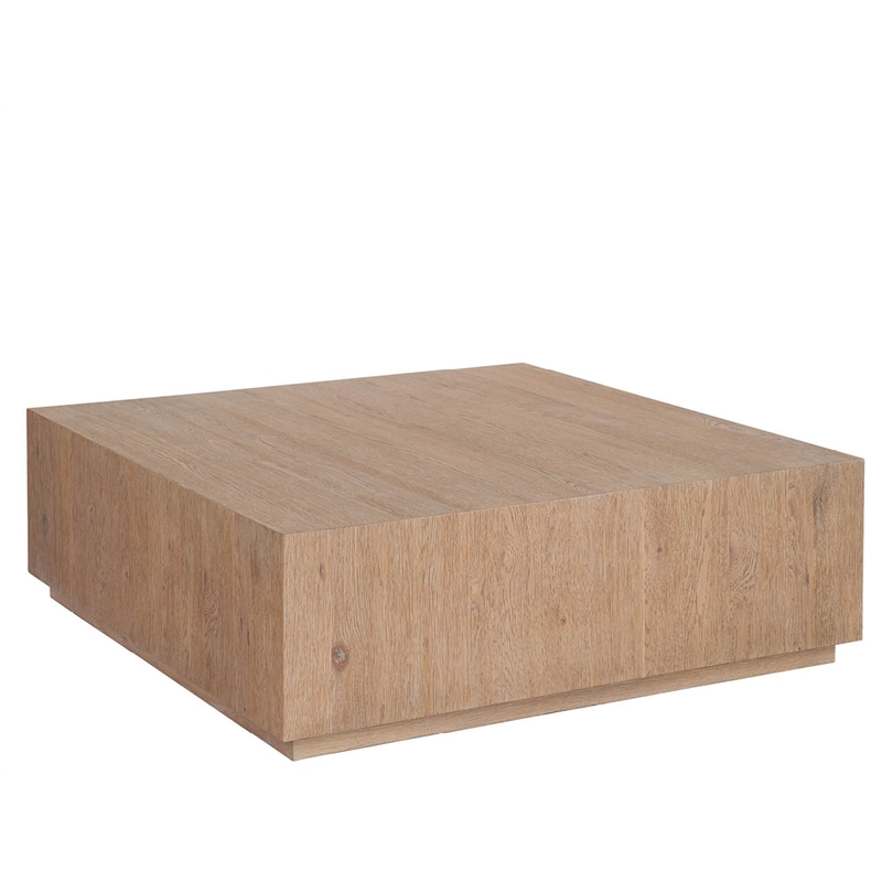 Maklaine Contemporary Accent Wood Square Cocktail Table in Espresso