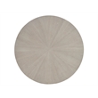 Maklaine Contemporary Accent Round Wood Dining Table in Gray