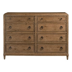 Maklaine Modern / Contemporary Accent Wood Chest in Brown Finish
