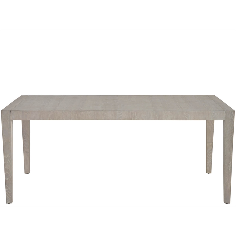 Maklaine Contemporary Accent Wood Dining Table in Gray Finish