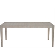 Maklaine Contemporary Accent Wood Dining Table in Gray Finish
