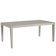 Maklaine Contemporary Accent Wood Dining Table in Gray Finish