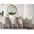 Maklaine Contemporary Accent Wood Dining Table in Gray Finish