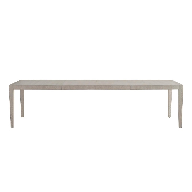 Maklaine Contemporary Accent Wood Dining Table in Gray Finish