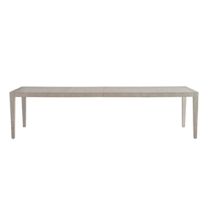 Maklaine Contemporary Accent Wood Dining Table in Gray Finish