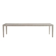 Maklaine Contemporary Accent Wood Dining Table in Gray Finish