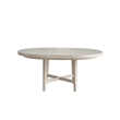 Maklaine Contemporary Accent Wood Round Dining Table in Gray