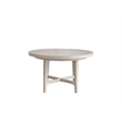 Maklaine Contemporary Accent Wood Round Dining Table in Gray