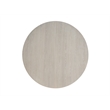 Maklaine Contemporary Accent Wood Round Dining Table in Gray
