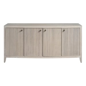Maklaine Modern / Contemporary Accent Wood Credenza in Gray Finish