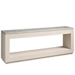 Maklaine Contemporary Accent Monet Console Table in Gray Finish