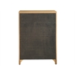 Maklaine Modern / Contemporary Accent Wood Chest in Tan Finish