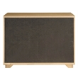 Maklaine Modern / Contemporary Accent Wood Chest in Tan Finish