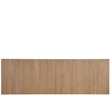 Maklaine Contemporary Accent Wood Dining Table in Tan Finish