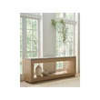 Maklaine Contemporary Accent Monet Console Table in Gray Finish
