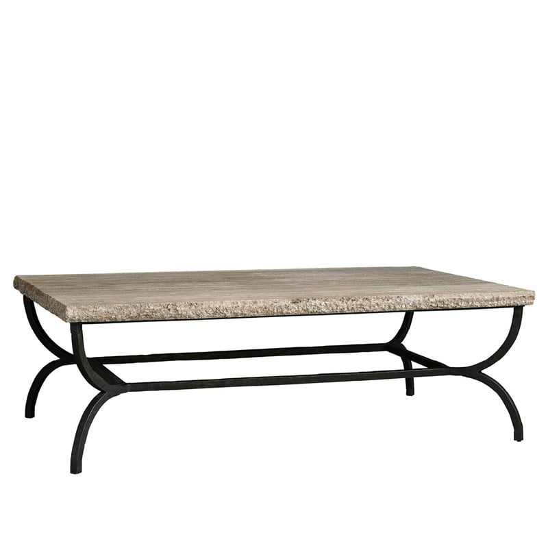 Maklaine Contemporary Accent Wood Cocktail Table in Brown Finish