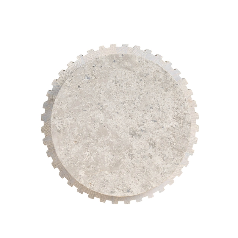 Maklaine Modern / Contemporary Accent Spot Table in Gray Finish