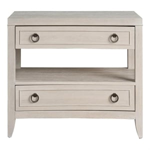 Maklaine Contemporary Accent Wood NightsTan Finishd in Gray Finish