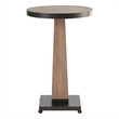 Maklaine Modern / Contemporary Accent Metal Spot Table in Tan Finish