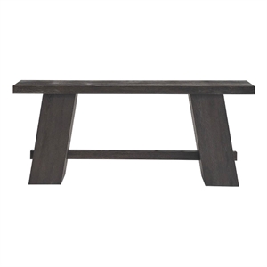 Maklaine Contemporary Accent Wood Console Table in Brown Finish