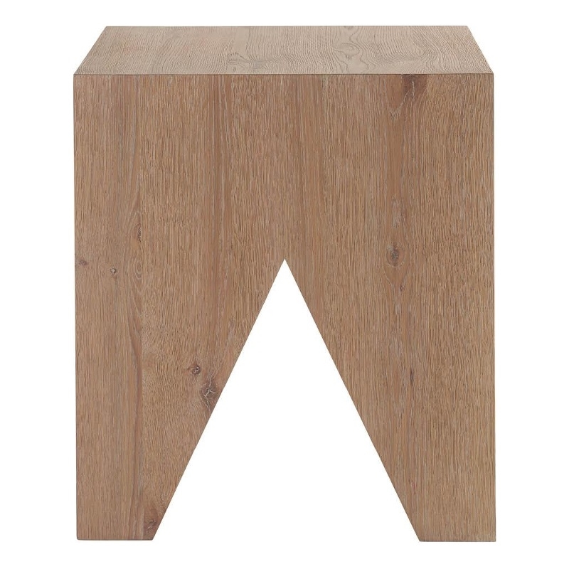 Maklaine Contemporary Accent Wood End Table in Espresso Finish