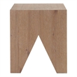 Maklaine Contemporary Accent Wood End Table in Espresso Finish
