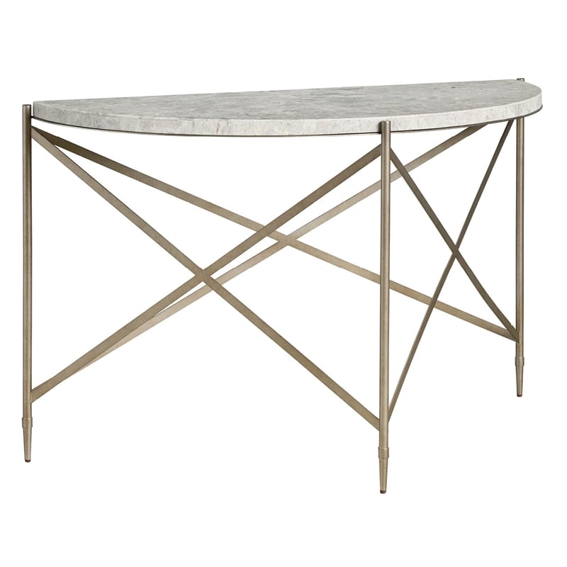 Maklaine Modern / Contemporary Accent Console Table in Gray Finish