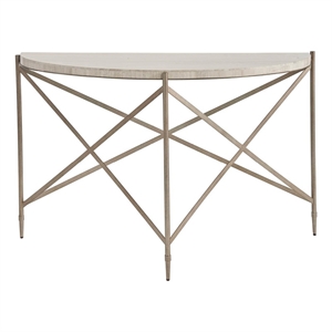 Maklaine Modern / Contemporary Accent Console Table in Gray Finish