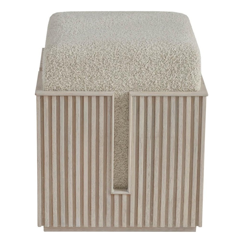 Maklaine  Modern / Contemporary Accent Bunching Stool in Gray