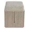 Maklaine  Modern / Contemporary Accent Bunching Stool in Gray