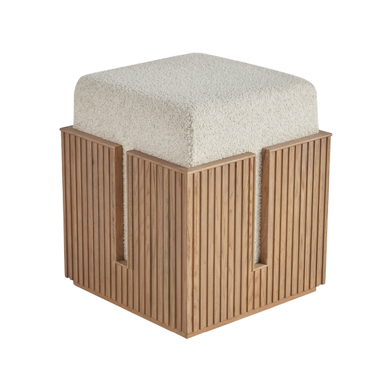 Maklaine  Modern / Contemporary Accent Bunching Stool in Tan