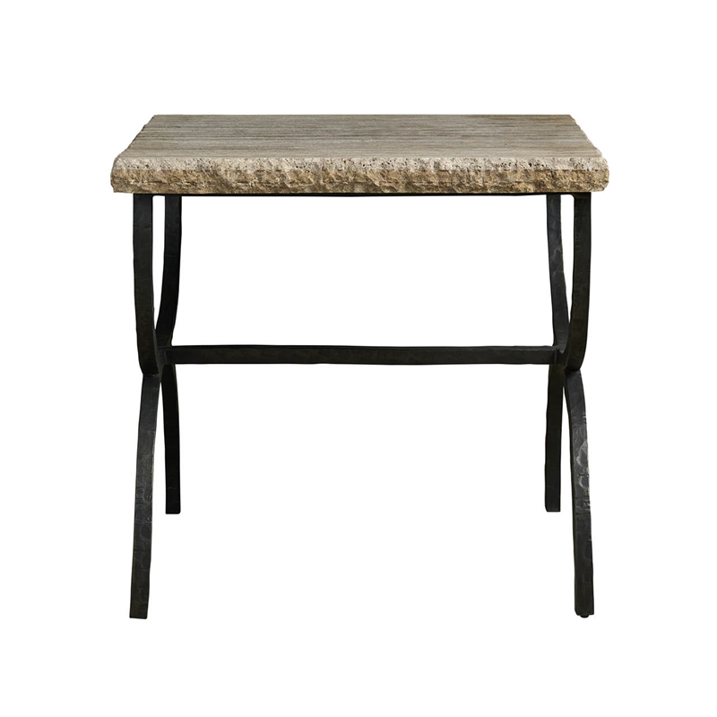 Maklaine  Modern / Contemporary Accent End Table in Brown Finish