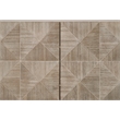 Maklaine Modern Transitional Wood Media Sideboard in Gray Finish